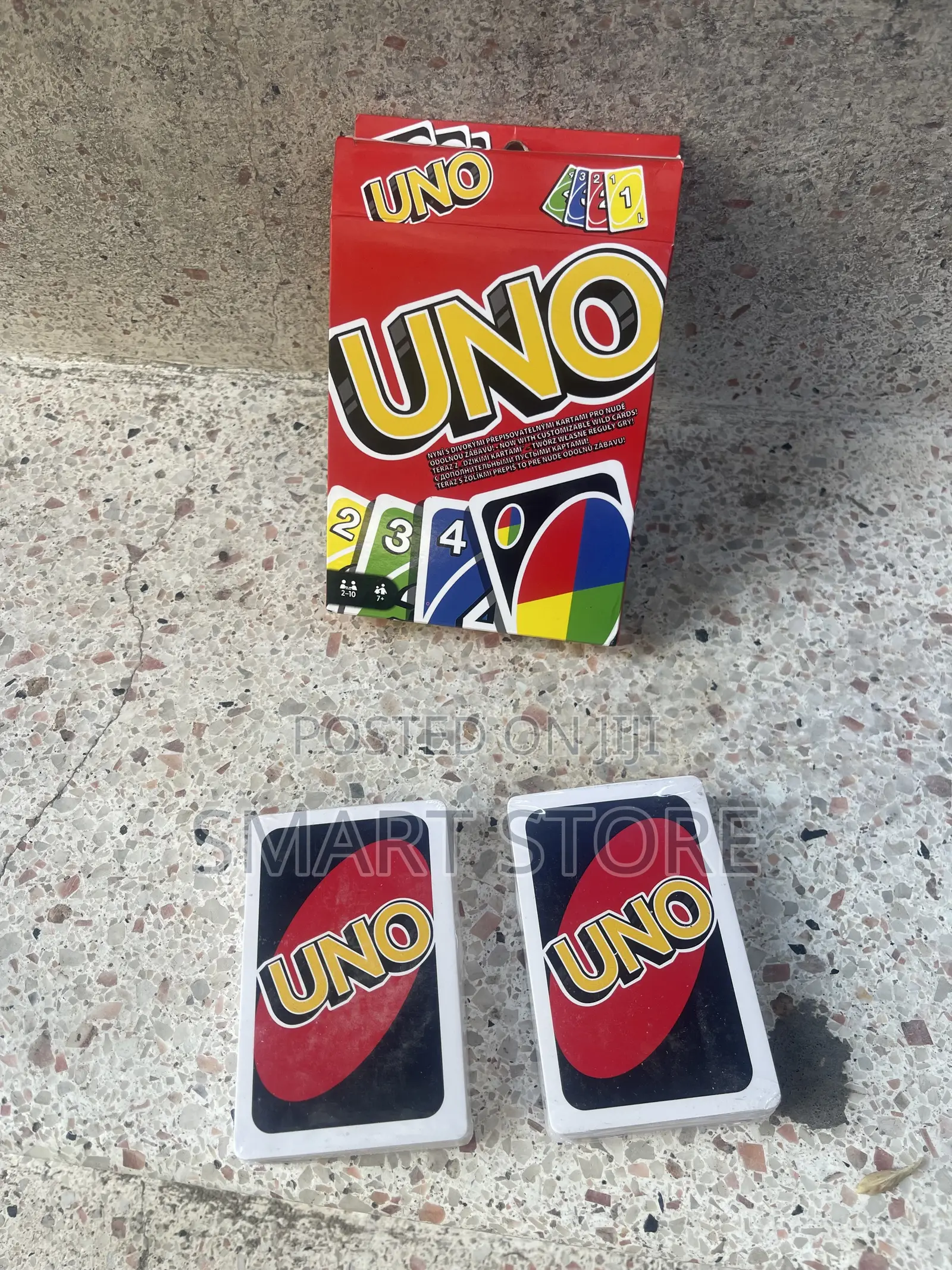 UNO Classic Card Game Box With Two Decks of Cards