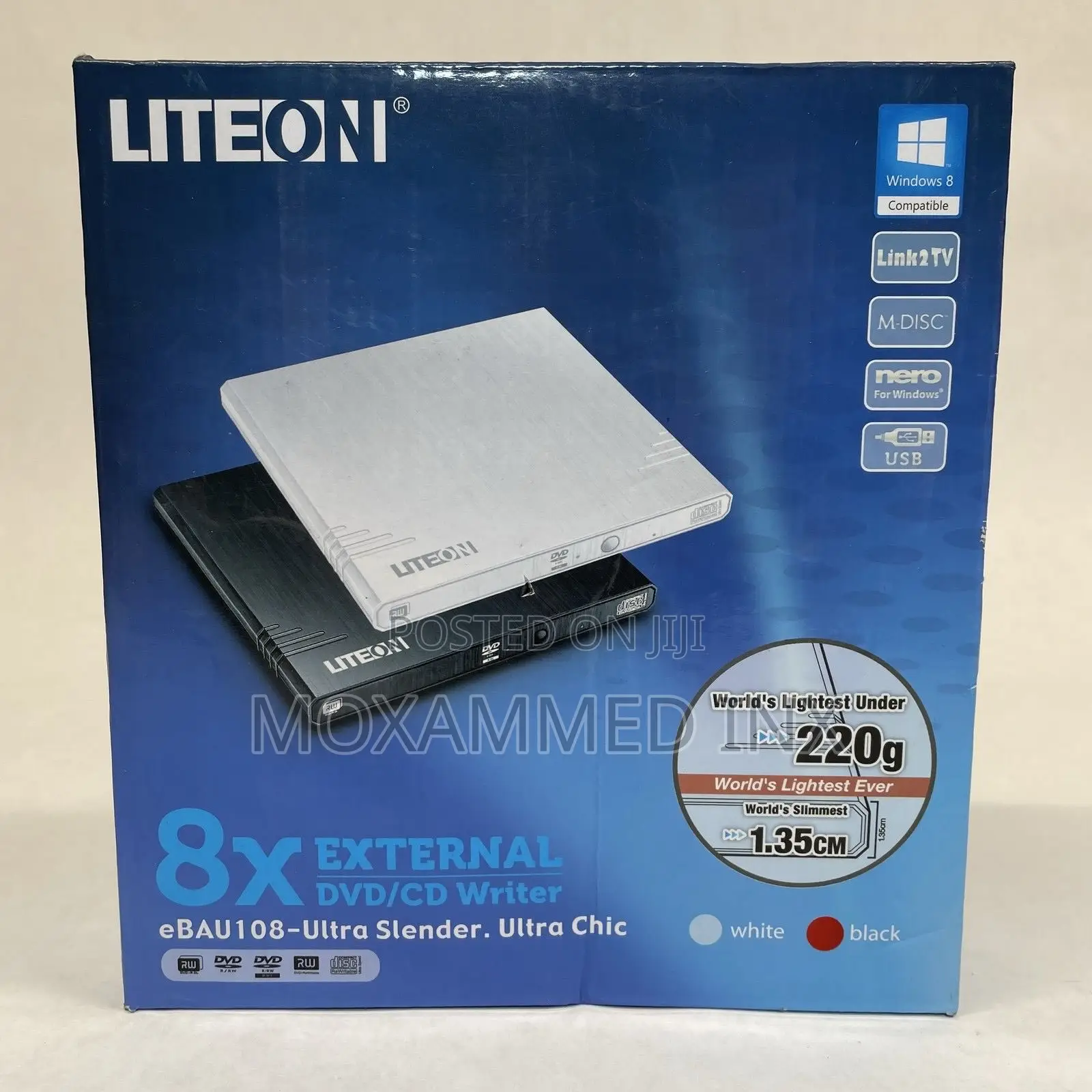 LITE-ON eBAU108 8x External DVD/CD Writer Box