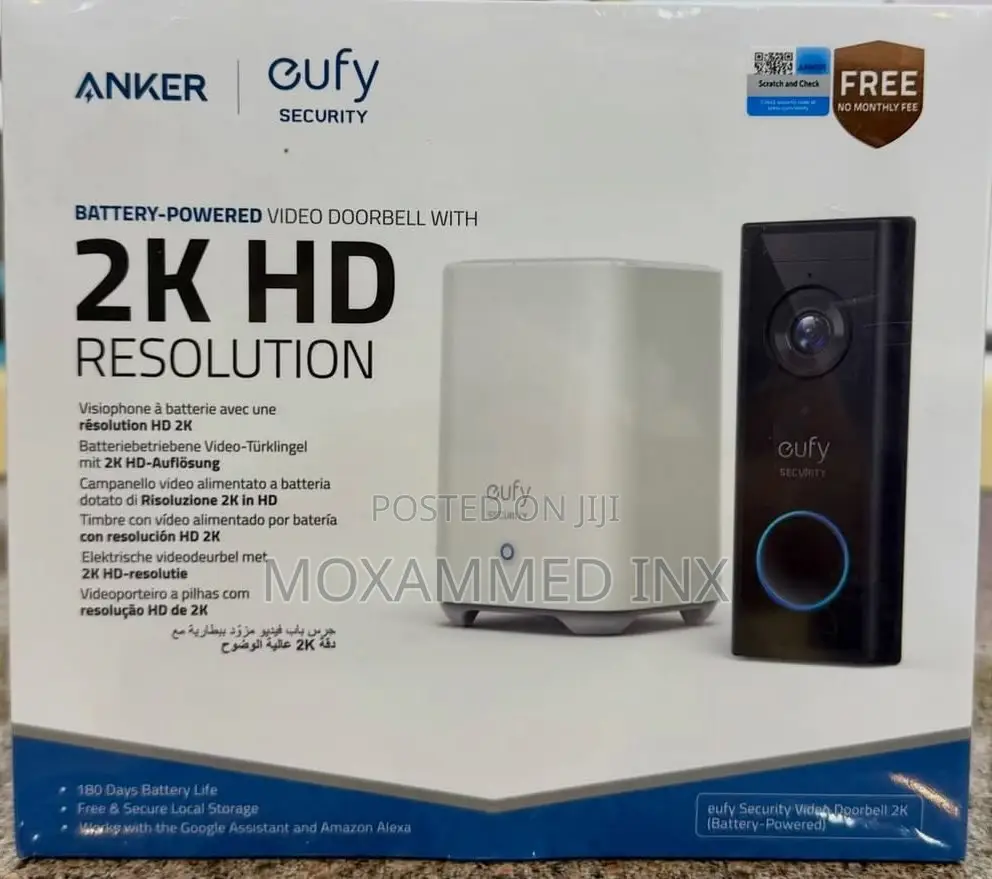 Eufy Security Video Doorbell (Battery-Powered)