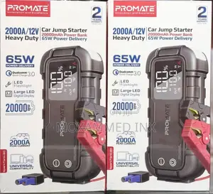 Promate SparkTank-20 Heavy-Duty Car Jump Starter and Power Bank