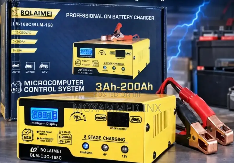 OLAIMEI BLM-CDQ-168C Smart 8-Stage Pulse-Repair Battery Charger
