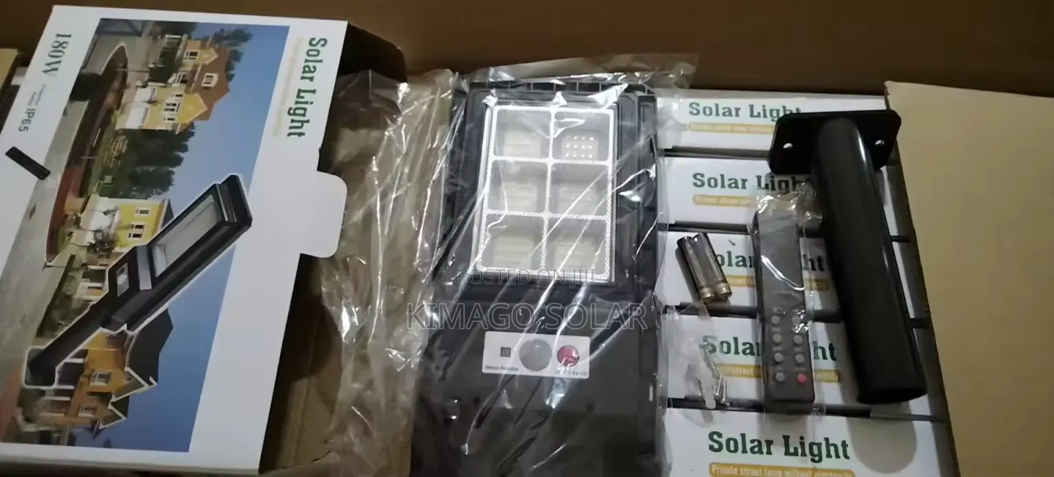 180W Solar Street Light With Motion Sensor