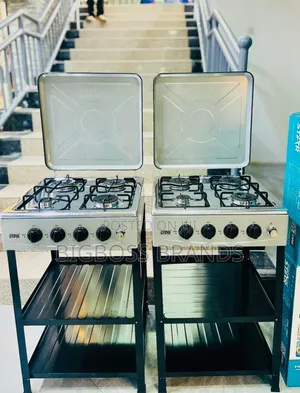 WINNING STAR 4-Burner Deluxe Gas Stove With a Metal Stand