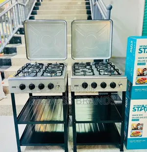 WINNING STAR 4-Burner Deluxe Gas Stove With a Metal Stand