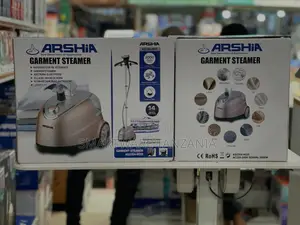 Arshia AS2304-9035 Garment Steamer 2000W With 14 Steam Settings, 2L