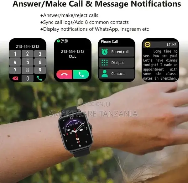 Yesido Smart Watch 2.01 Inch HD Touch Screen, Fitness Tracker, Call