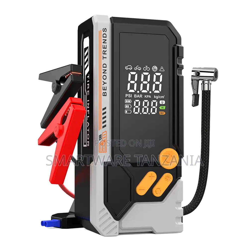 GULONY CZK-EH01 Portable Air Compressor With 12000mAh Battery and LCD