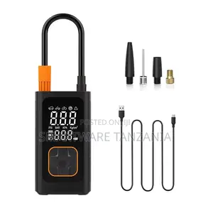 GULONY CZK-DC09 Portable Air Pump With 4500mAh Battery, LCD Display