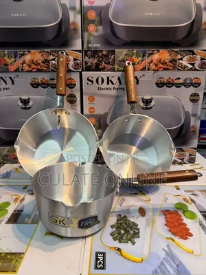 3pcs Saucepan Set Za Pakistan