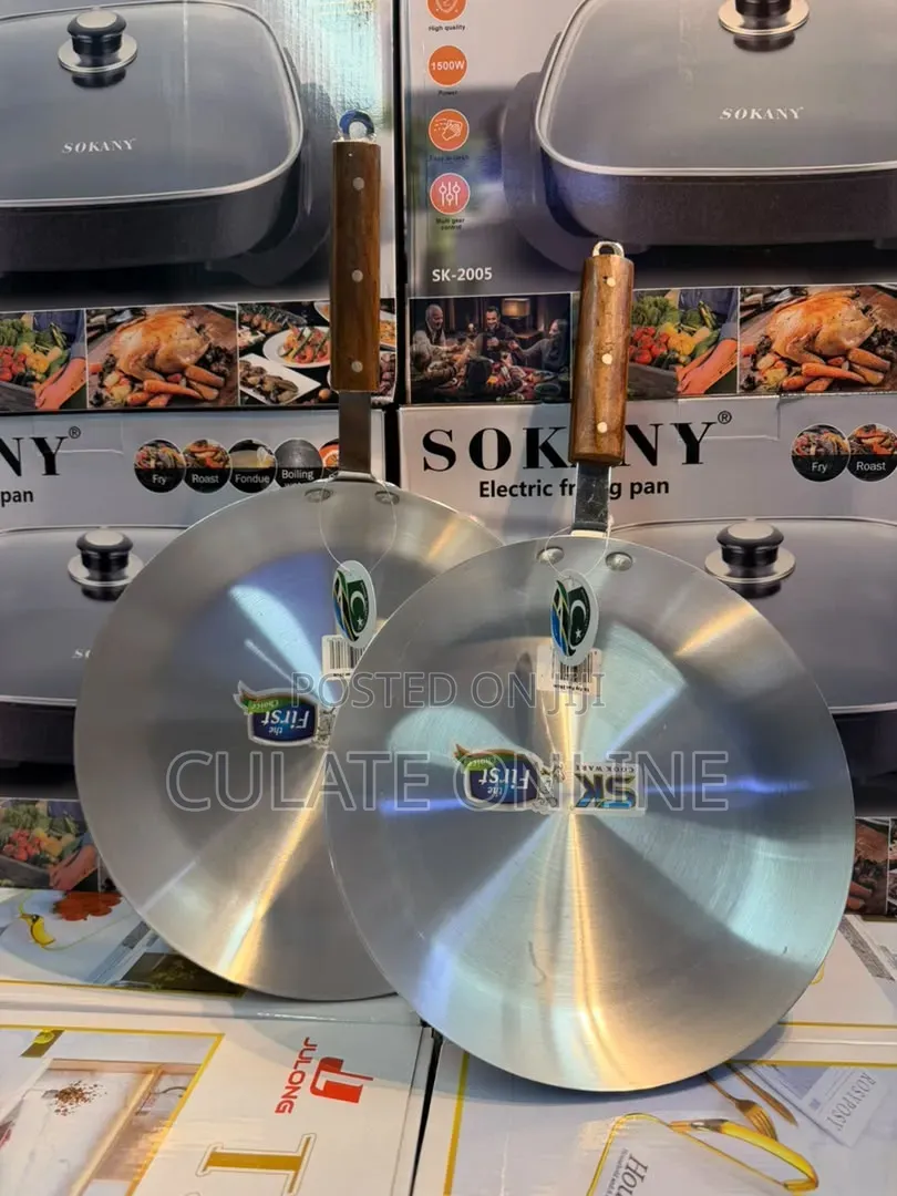 2pcs Aluminium Pans Za Pakistan