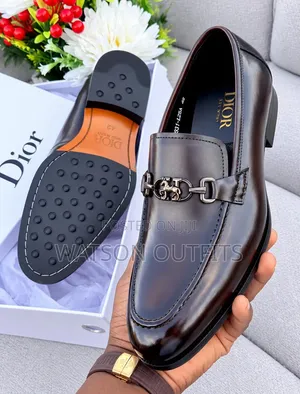 Men's Leather Shoes in Dior Made in Italy Design