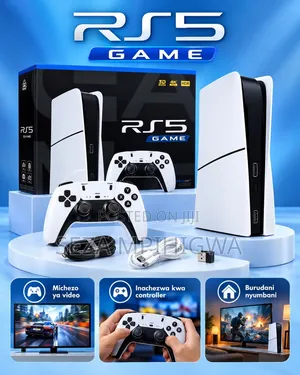 RS5 Game Console (Ultra 4K HDR Home Retro Video Game Console)