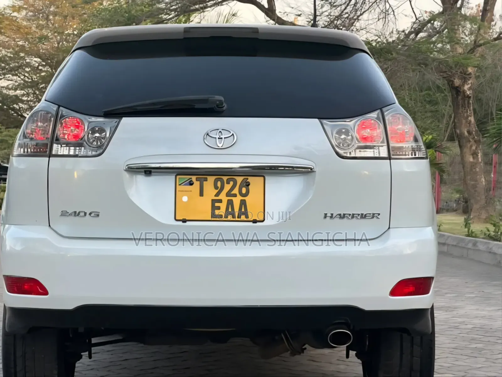 Toyota Harrier 2007 White