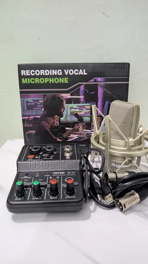 Microphone &Q12 Sound Card 2way
