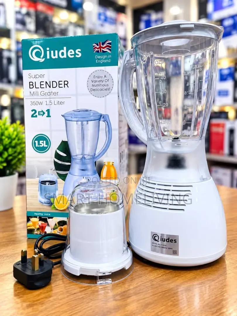 Qiudes 2-in-1 Super Blender