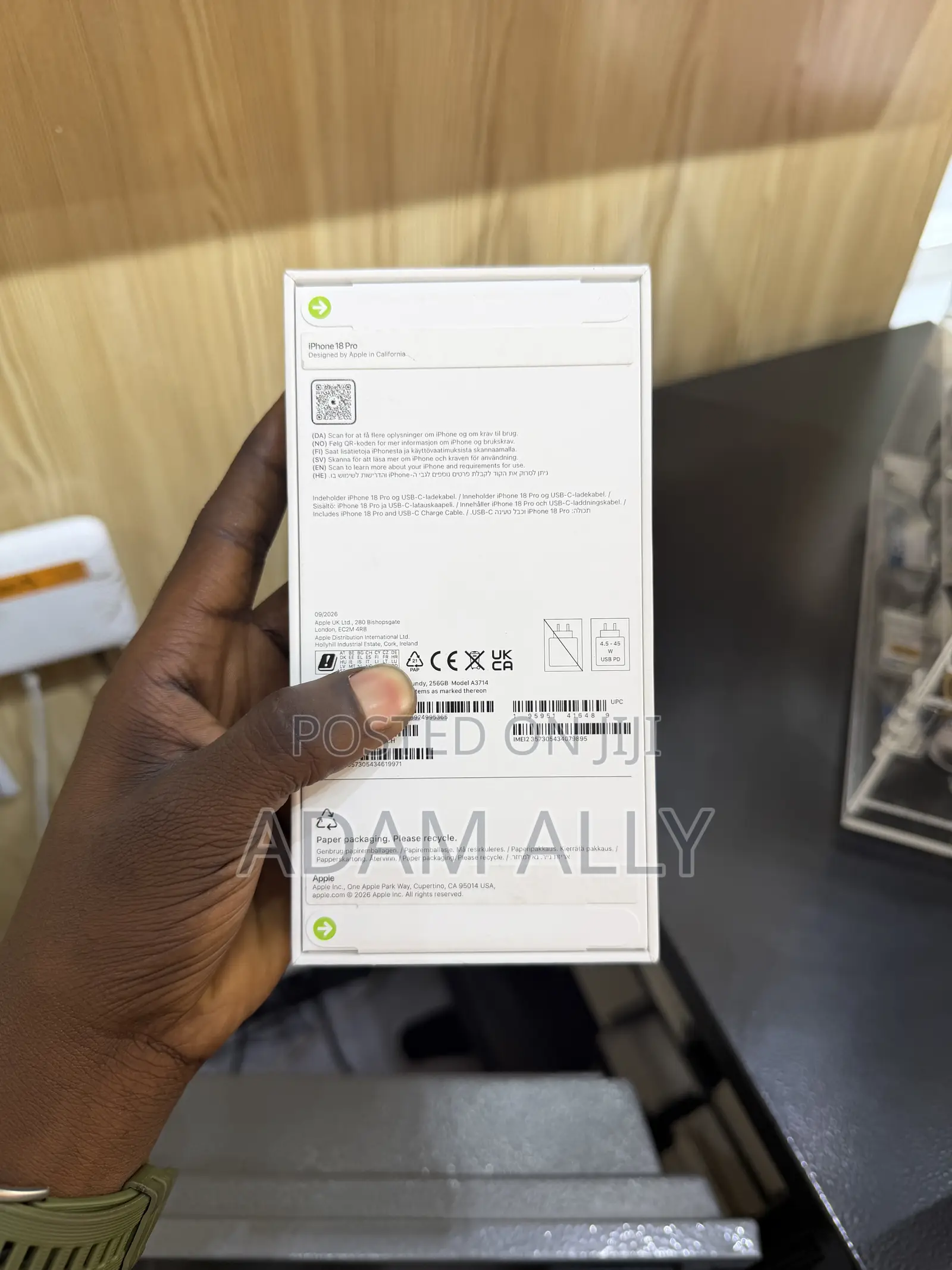 New Apple iPhone 18 Pro 256 GB