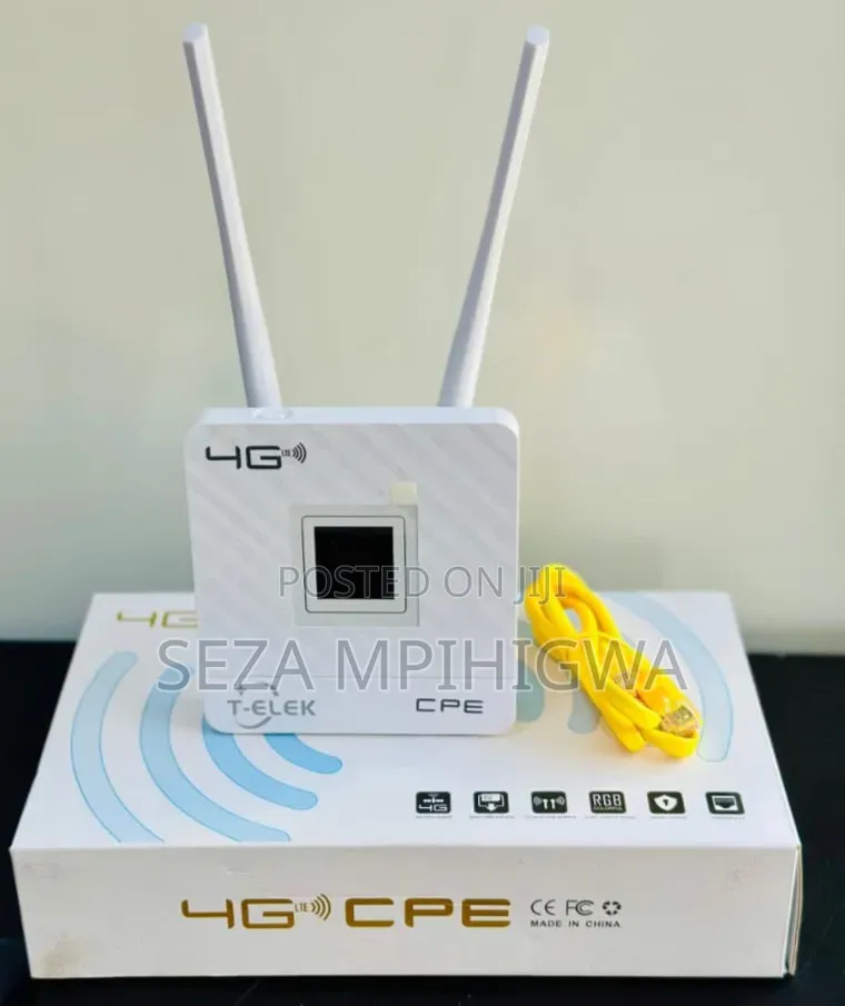 T-Elek 4G LTE CPE Wireless Desktop Router / Universal Home