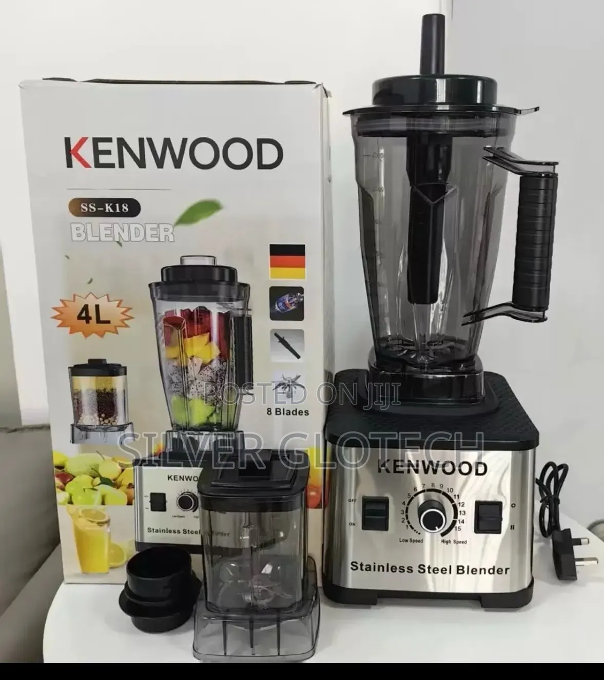 Kenwood Blender 4 Litres Stainless Steel ( Haivunjiki Kirahisi)
