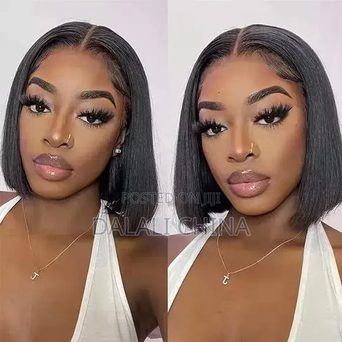 African Style Straight Short Hair Wig