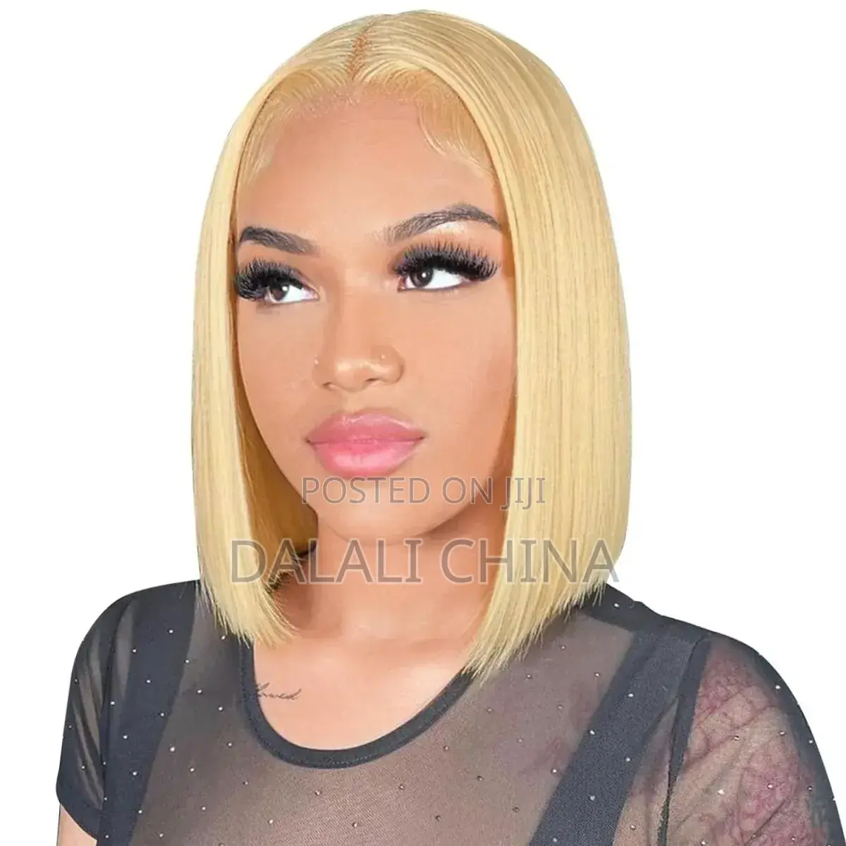 African Style Straight Short Hair Wig