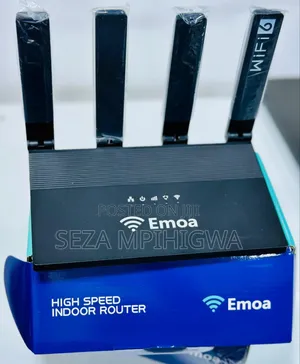 Emoa WiFi 6 High-Speed Indoor Wireless Router (Antena 4)