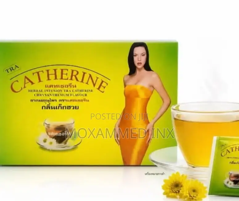 Catherine Herbal Slim Tea in a Chrysanthemum Flavour Variant,packaged