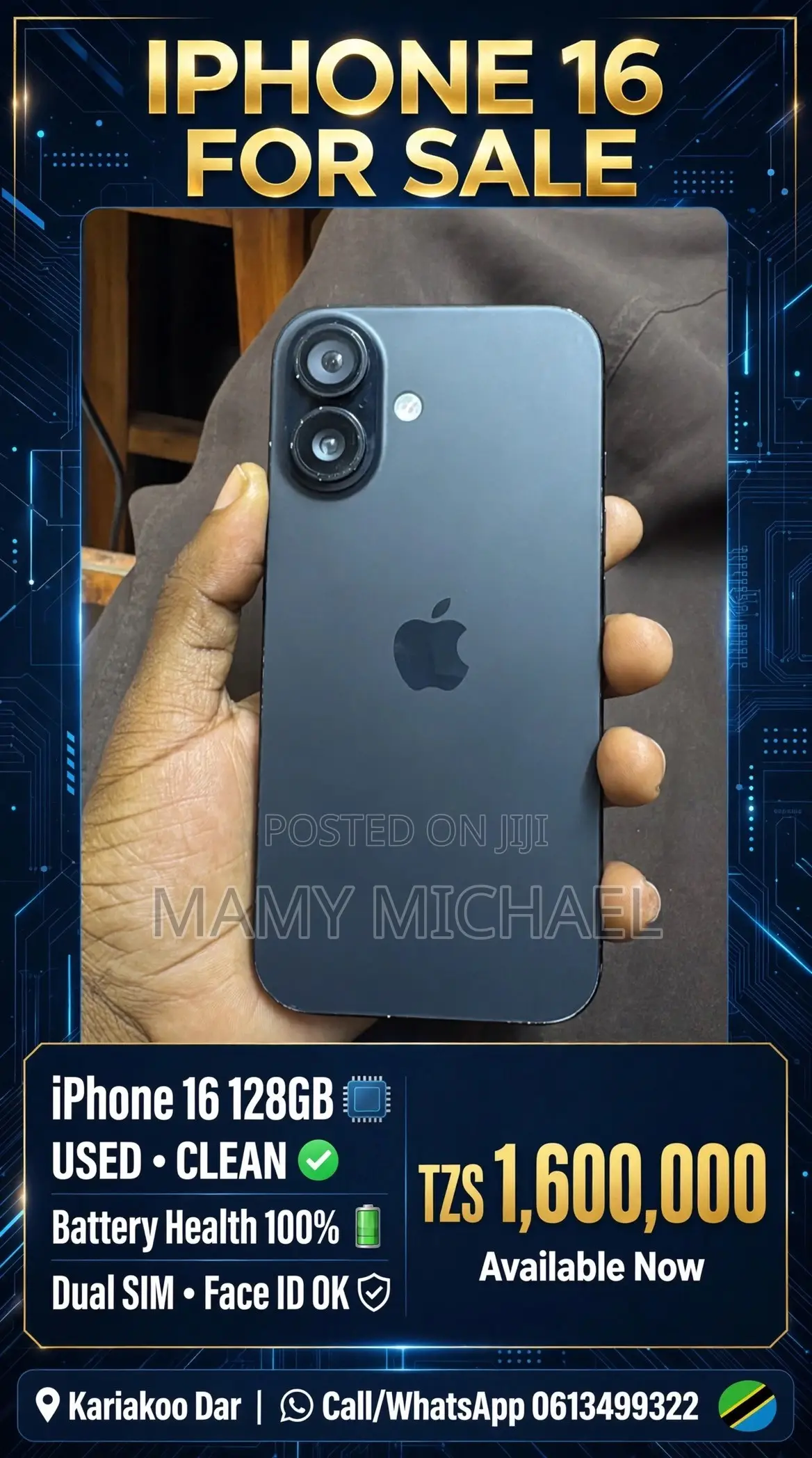 Apple iPhone 16 128 GB Gray