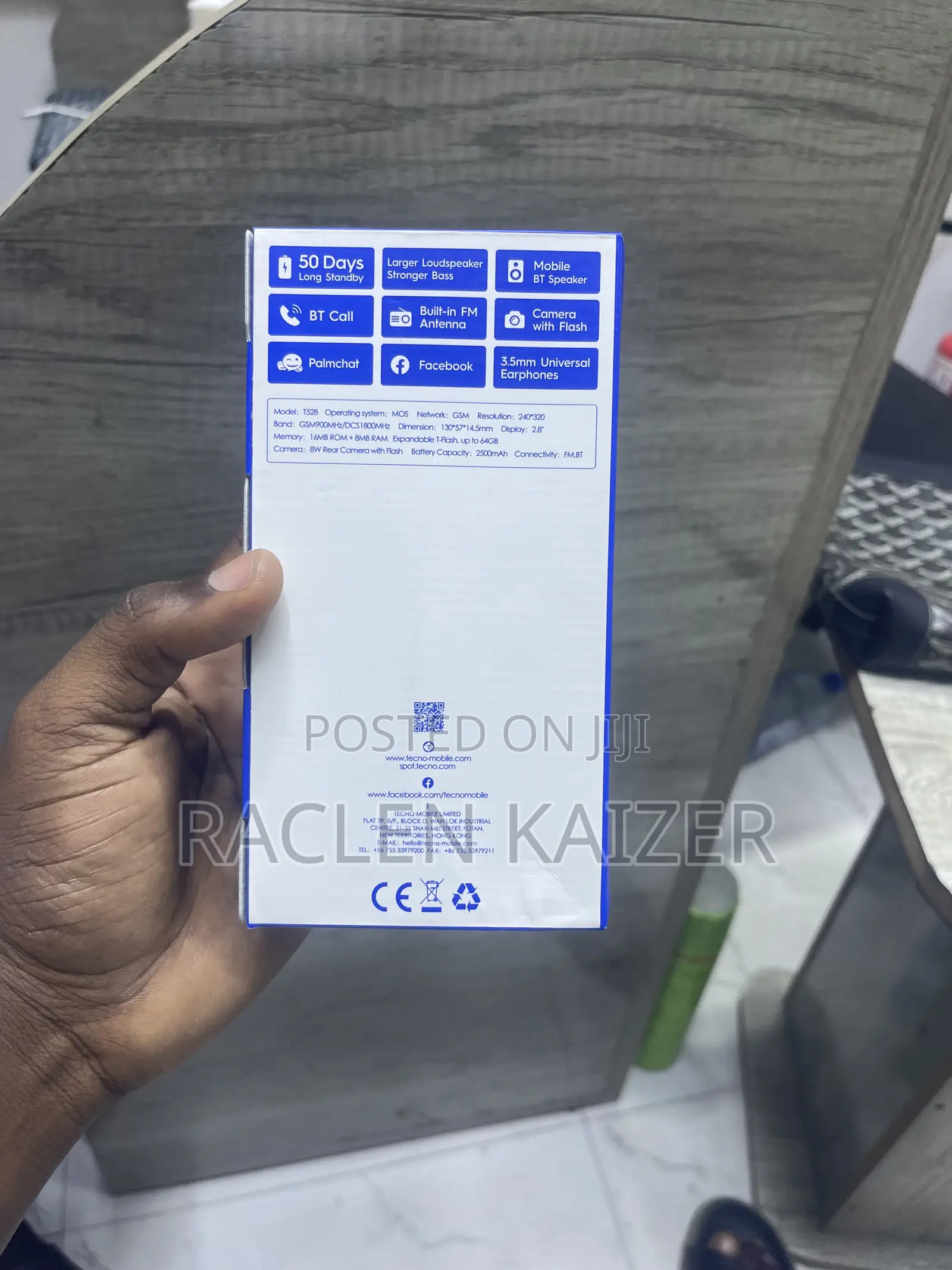 New Tecno T528 Black