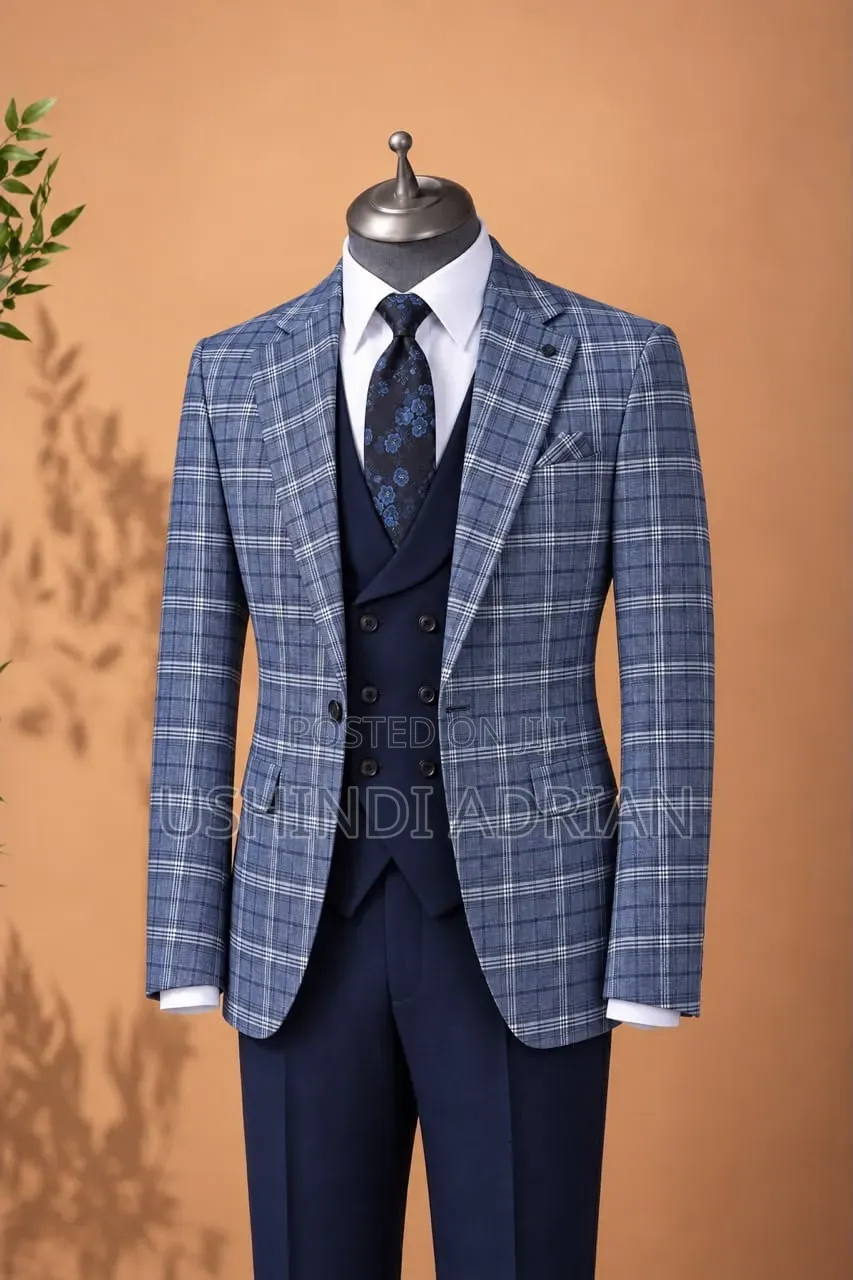 Mario Casas—zarvéntico Men’s Suitsthree-Piece Suit