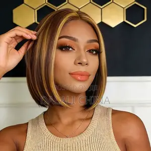 Ombre Short Straight Hair Wig