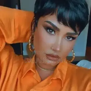 Short Pixie Cut Layered Wig With Bangs