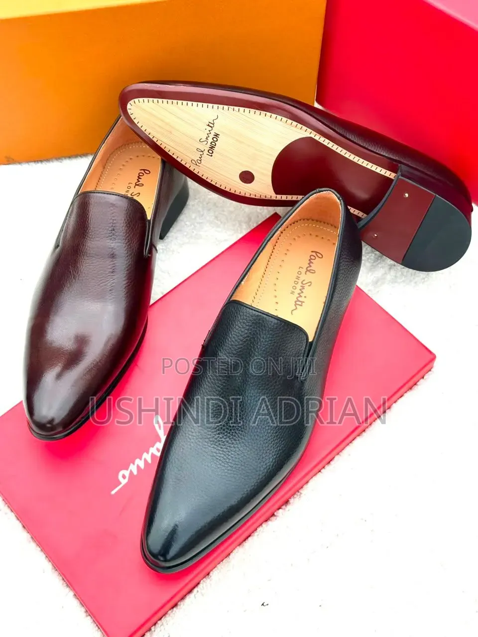 Paul Smith—veltraxen Leather Shoespure Leather •