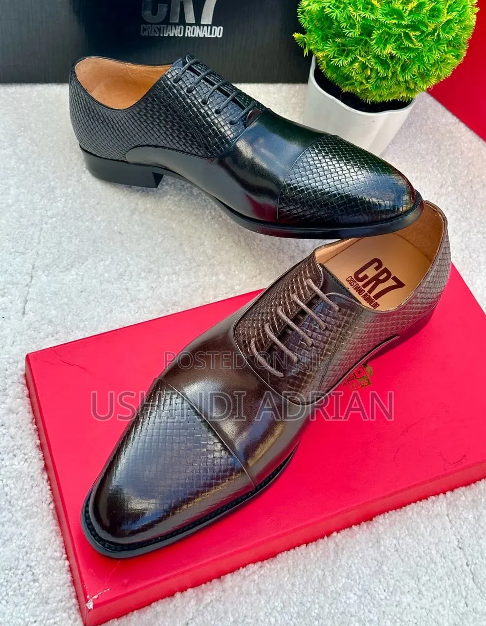 Cr7—zorvanthé Leather Shoes Pure Leather • Classic Design