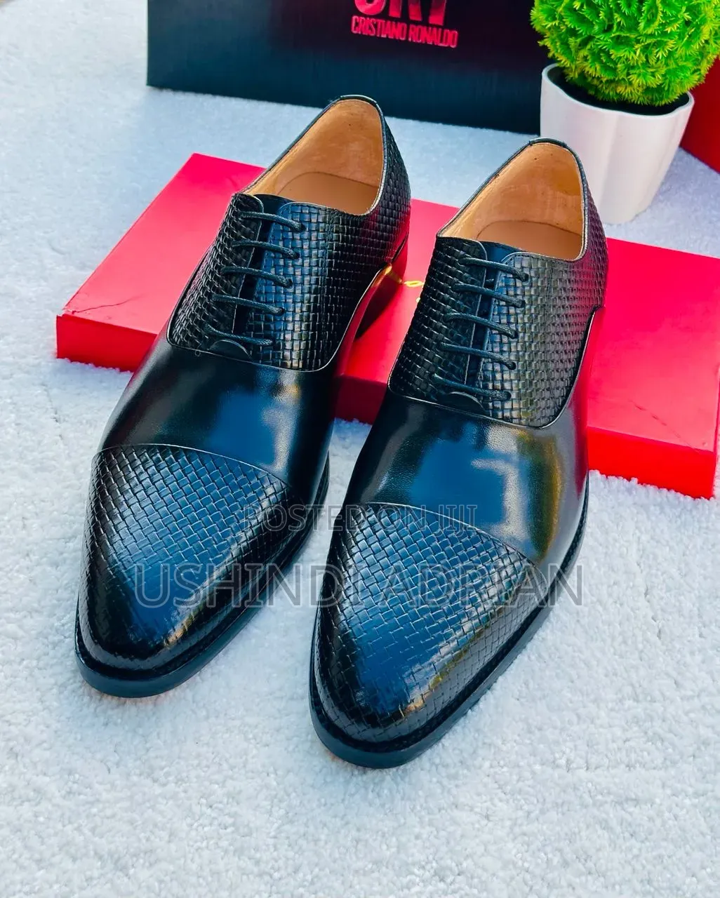 Cr7—zorvanthé Leather Shoes Pure Leather • Classic Design