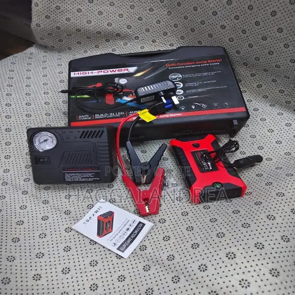 Multifuctional Car Jump Starter With Air Compressor