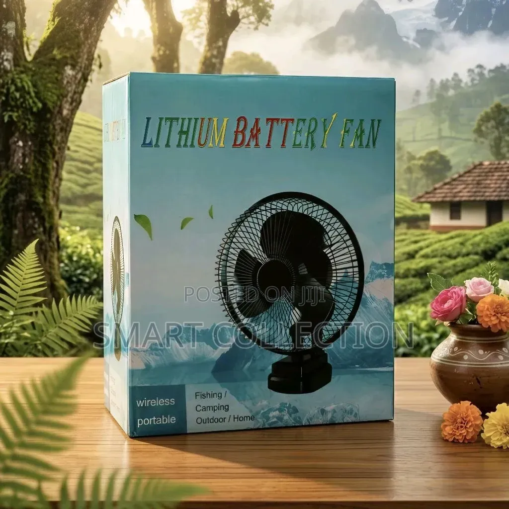 Portable Wireless Rechargeable Lithium Battery Fan