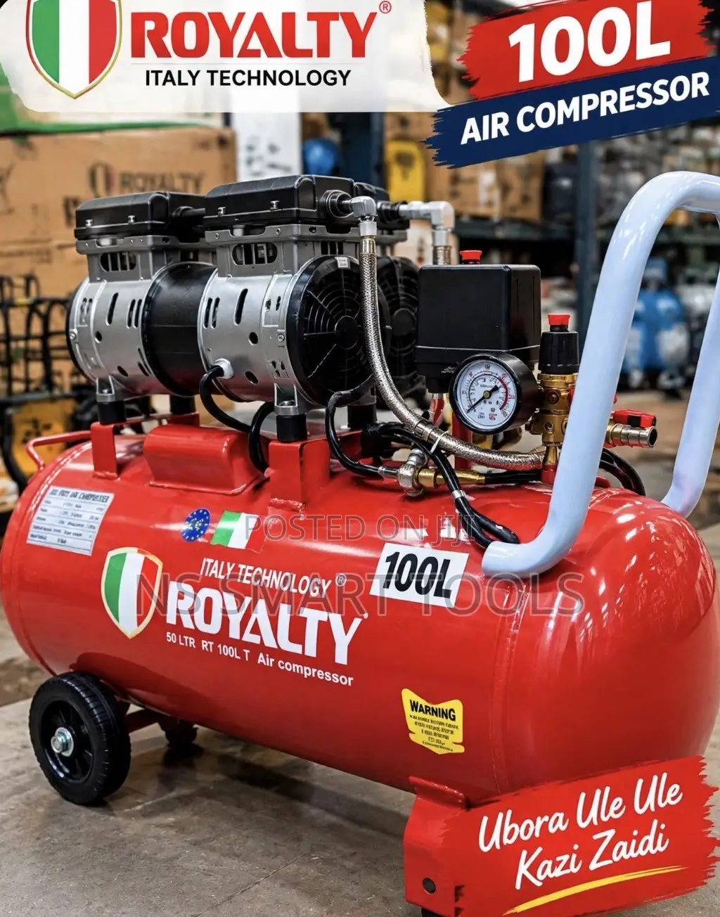 Royalty Compressor 100ltr