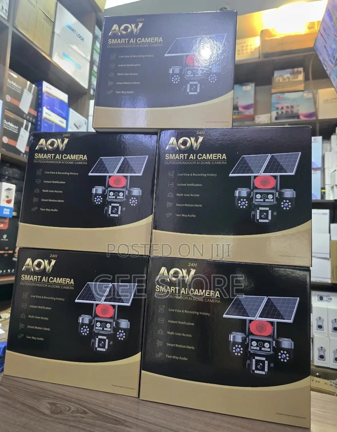 AOV Smart AI Solar/PTZ Security Cameras