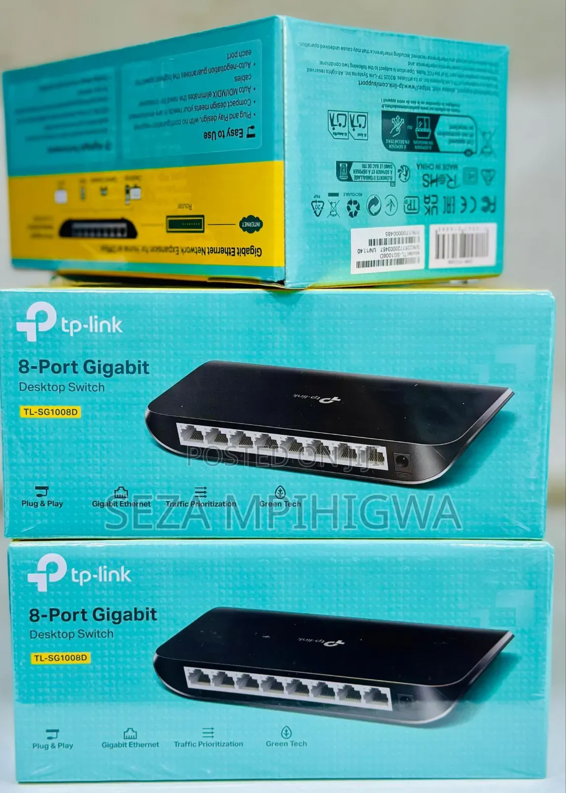 ​TP-Link 8-Port Gigabit Desktop Switch (TL-SG1008D)