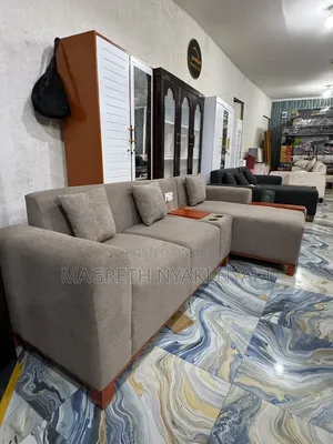 Sofa Seti Shape L – Fiber Mpya Kabisa!