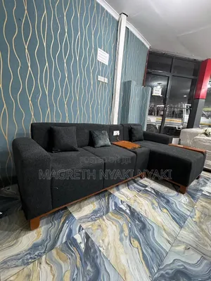 Sofa Seti Shape L – Fiber Mpya Kabisa!