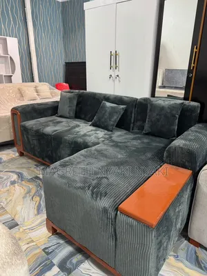 Sofa Seti Shape L – Fiber Mpya Kabisa!