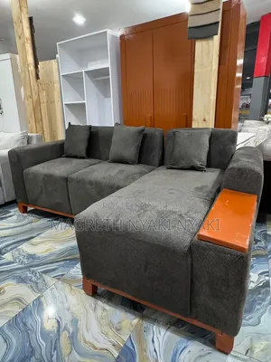 Sofa Seti Shape L – Fiber Mpya Kabisa!
