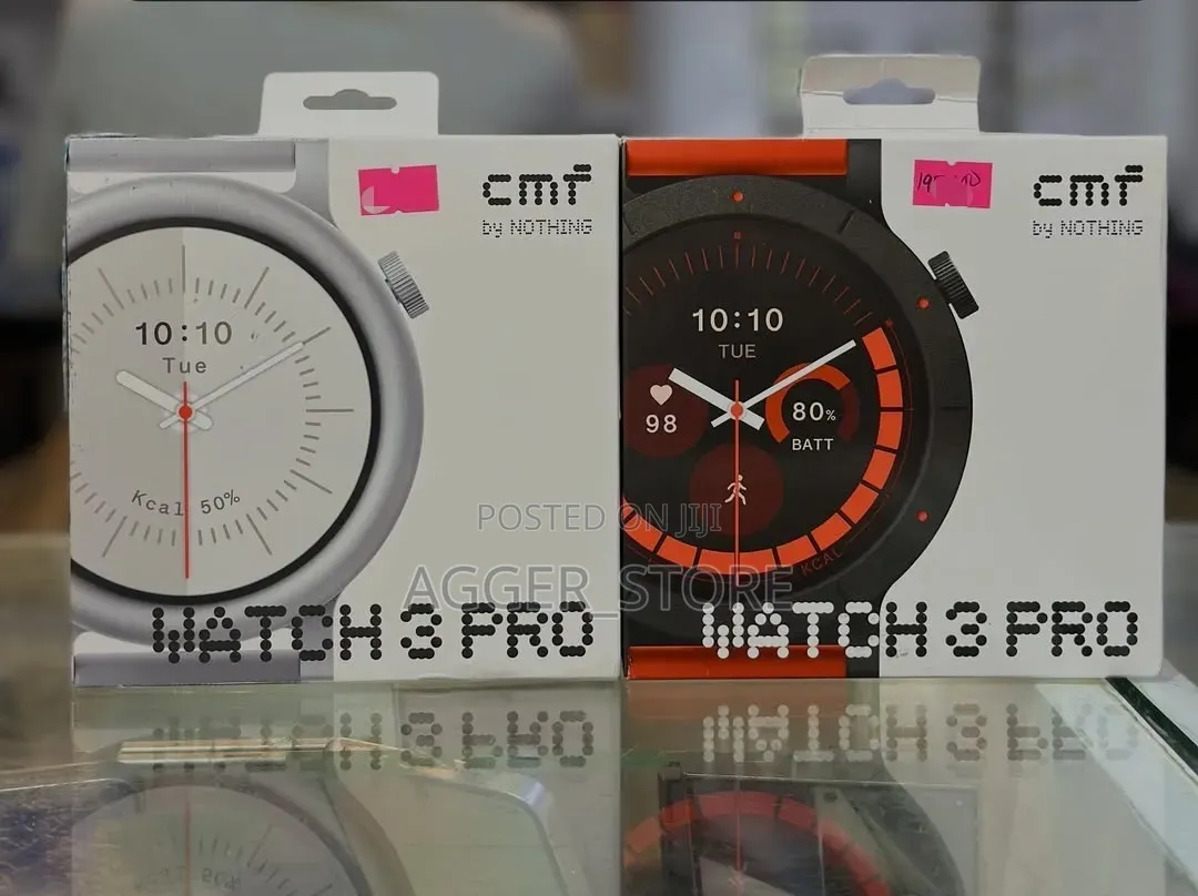 CMF by Nothing Watch 3 Pro Smartwatch(orange and Silver)
