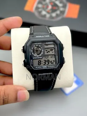 Casio Leather Design Watch