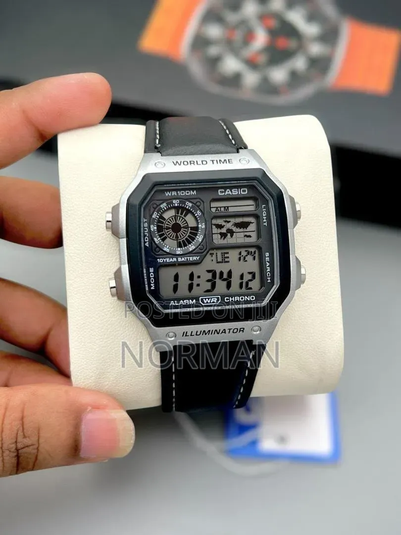 Casio Leather Design Watch