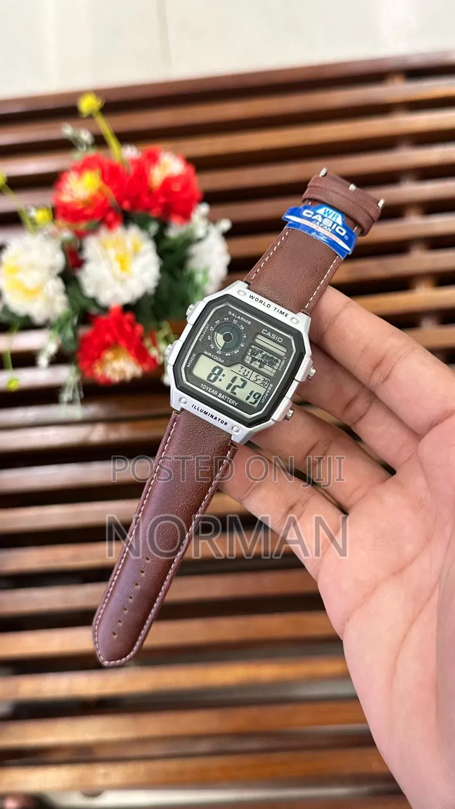 Casio Leather Design Watch