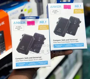 Anker Nano Travel Adapter (5-in-1, 20W) Universal