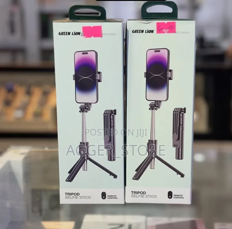 Green Lion Tripod Selfie Stick (A 2-in-1 Foldable