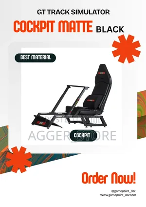 Next Level Racing F-Gt Formula and GT Simulator Cockpit in Matte Black